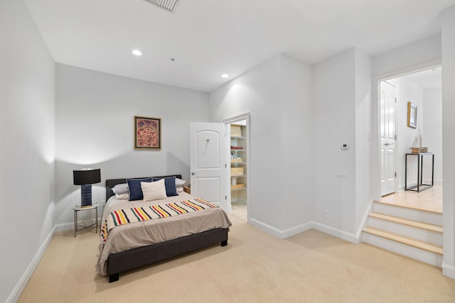 442 Main Ave Unit 18 B6, Norwalk, CT 06851 - carpeted bedroom with baseboards and recessed lighting