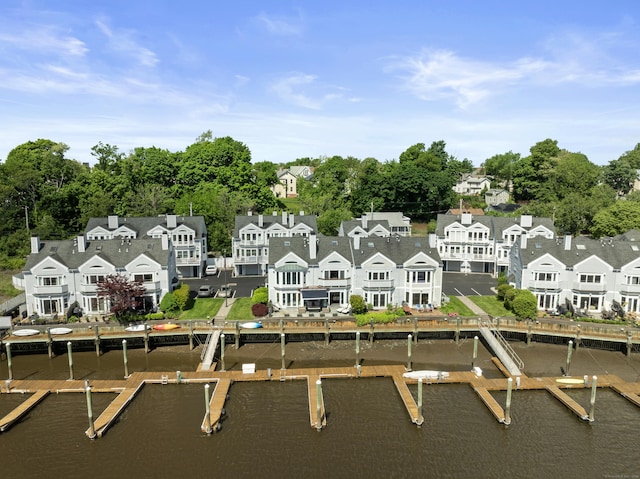 233 Front St Unit 3, New Haven, CT 06513 - back of house with a residential view and a water view