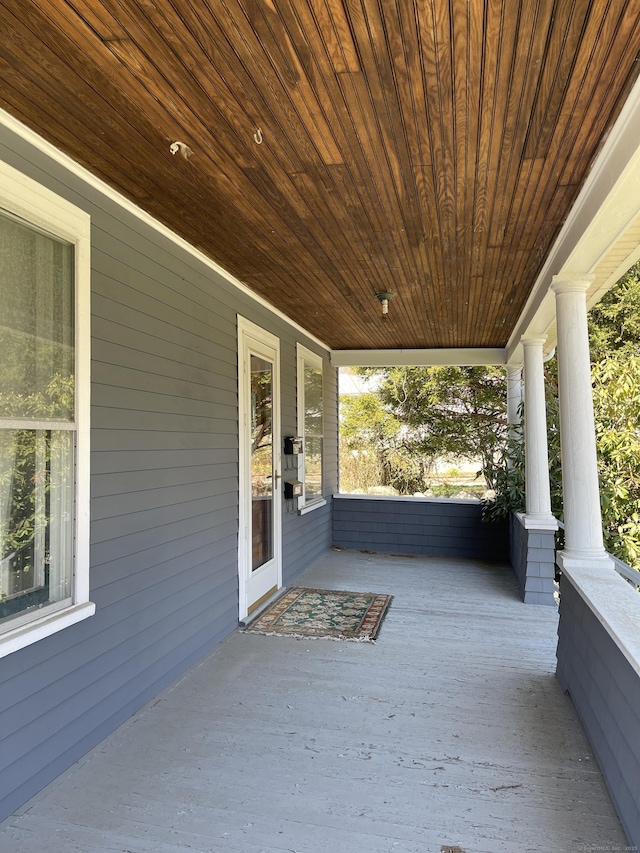 674 Williams St, New London, CT 06320 - view of wooden porch