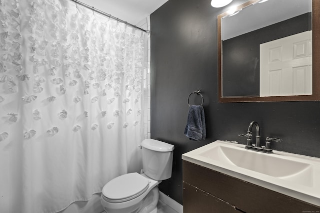 15 Ridgewood Dr, Monroe, CT 06468 - bathroom featuring toilet, vanity, and a shower with shower curtain