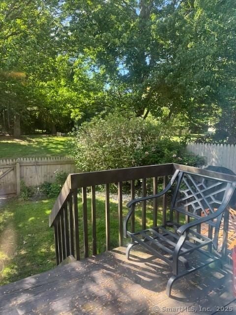 560 Yale Ave Unit 201, Meriden, CT 06450 - view of patio / terrace featuring a deck