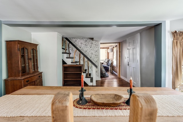538 Scotland Rd, Norwich, CT 06360 - entrance foyer with wood finished floors and stairs