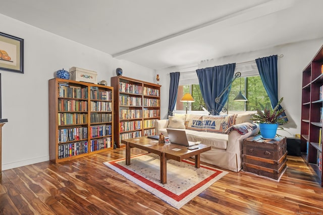 9 Lower Commons Unit 9, Woodbury, CT 06798 - living area featuring wood finished floors