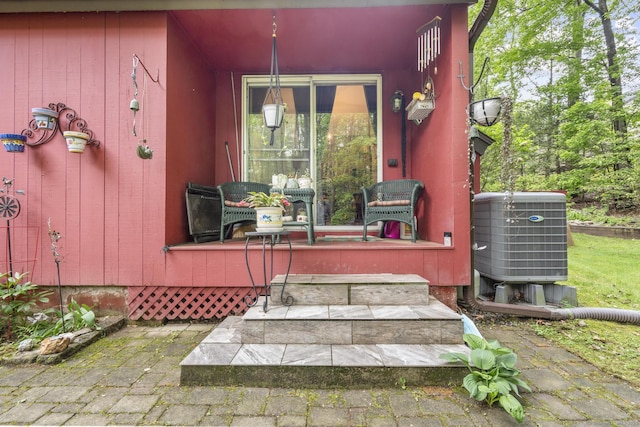 9 Lower Commons Unit 9, Woodbury, CT 06798 - view of exterior entry with central AC