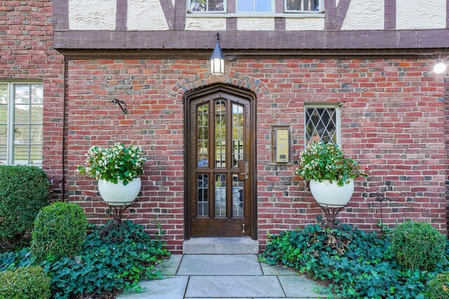 182 Fern St Apt 4, West Hartford, CT 06119 - doorway to property with brick siding