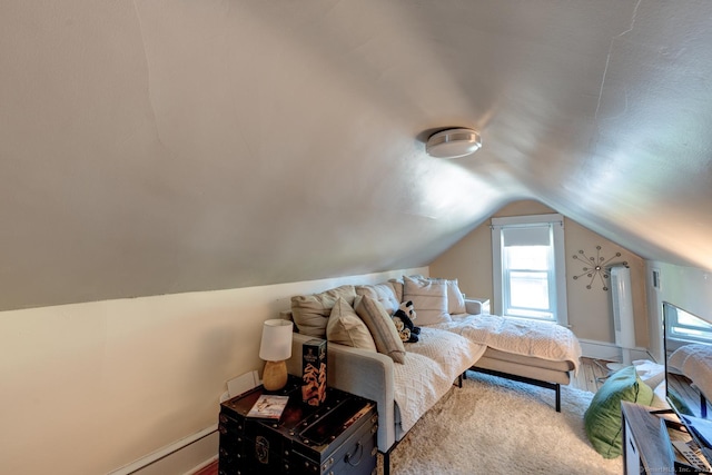 21 Elm St, Southington, CT 06479 - bedroom featuring vaulted ceiling, carpet floors, and baseboards