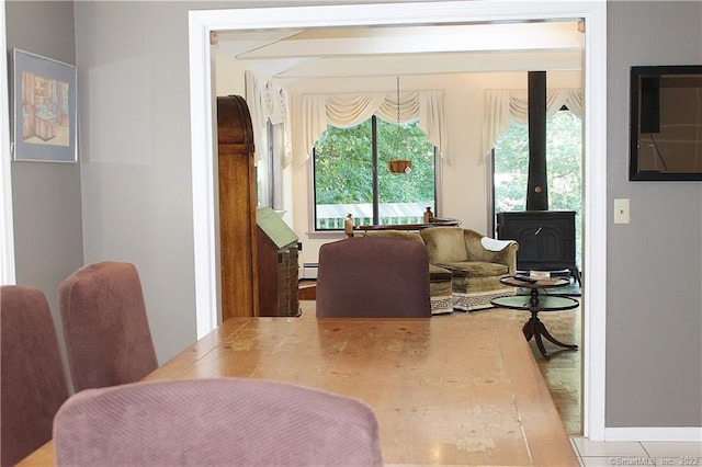 3 Abbey Ln, Shelton, CT 06484 - dining room featuring a baseboard radiator