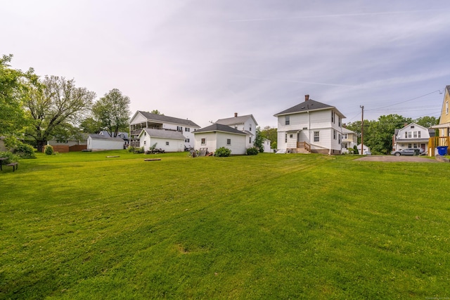 36 Whiton St, Windsor Locks, CT 06096 - view of green lawn with a residential view