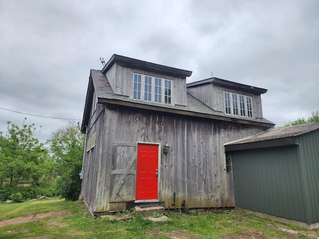749 W Rd, Salem, CT 06420 - rear view of house featuring an outdoor structure