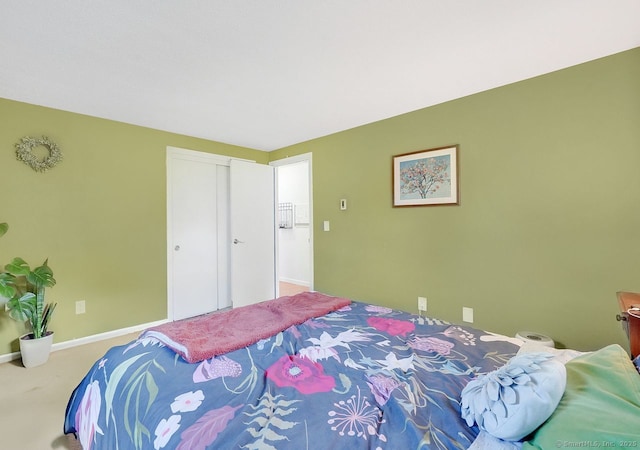 278 High St, Bristol, CT 06010 - carpeted bedroom with baseboards and a closet