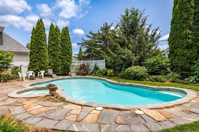 66 Great Pond Rd, Glastonbury, CT 06073 - view of swimming pool featuring a patio and a pool with connected hot tub