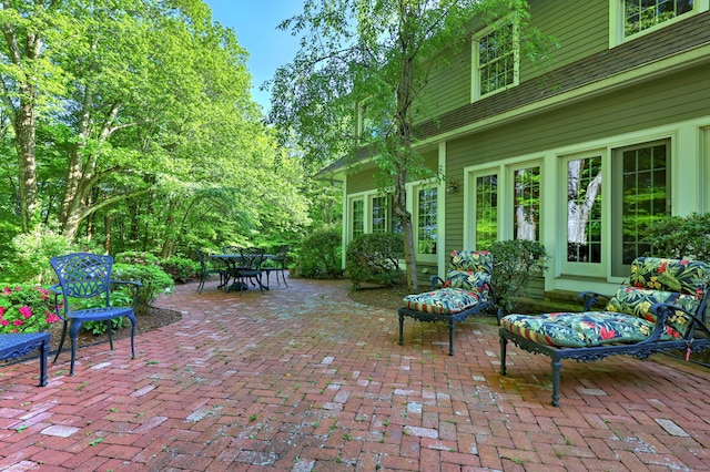 16 Black Rock Tpke, Redding, CT 06896 - view of patio / terrace featuring outdoor dining area