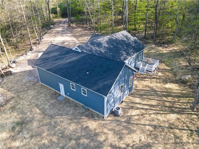 LOT5 Ratlum Mountain Rd, Barkhamsted, CT 06063 - view from above of property with a forest