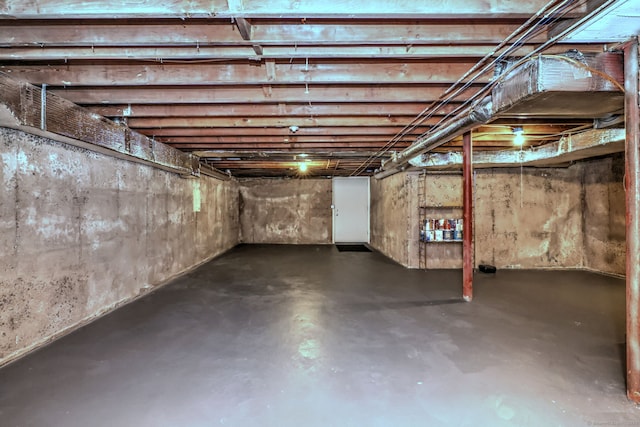 691 Buttonball Rd, Orange, CT 06477 - view of unfinished below grade area