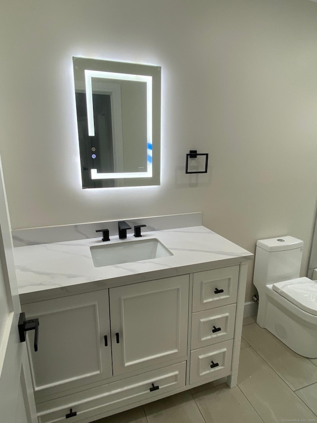285 Alba Ave, Bridgeport, CT 06606 - half bath featuring vanity and toilet