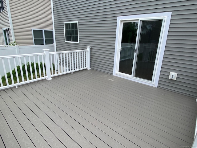 285 Alba Ave, Bridgeport, CT 06606 - view of wooden deck