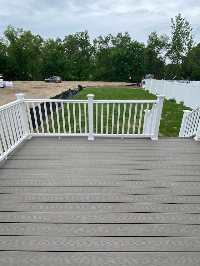 285 Alba Ave, Bridgeport, CT 06606 - wooden deck featuring a fenced backyard