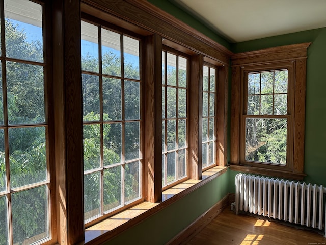 1666 Ridge Rd, North Haven, CT 06473 - unfurnished sunroom with radiator