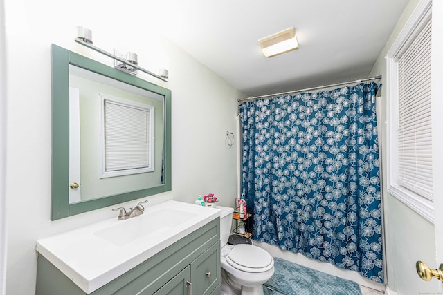 92 Blakeslee Ave, North Haven, CT 06473 - full bathroom featuring vanity, toilet, and shower / tub combo with curtain