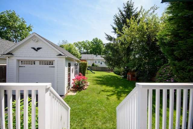10 Fairfield Ave, Darien, CT 06820 - view of yard with an outbuilding
