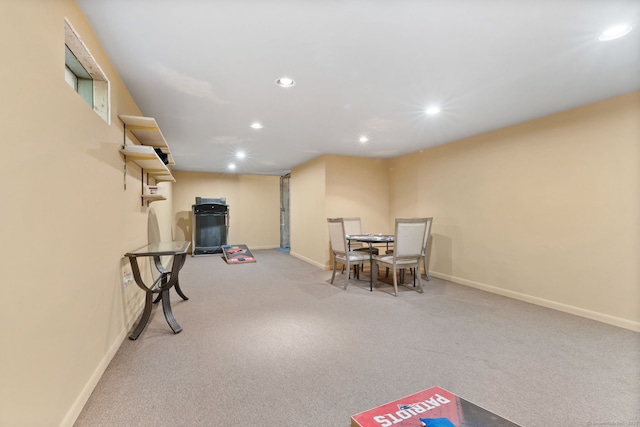 254 Haley Rd, Groton, CT 06355 - playroom featuring recessed lighting and carpet floors