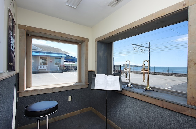 171 Main St, East Lyme, CT 06357 - office with a water view and baseboards