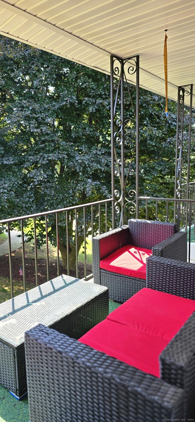 50 Greenhouse Rd Unit 41C, Bridgeport, CT 06606 - wooden terrace with outdoor lounge area
