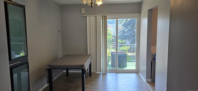 50 Greenhouse Rd Unit 41C, Bridgeport, CT 06606 - entryway featuring wood finished floors, plenty of natural light, and baseboards