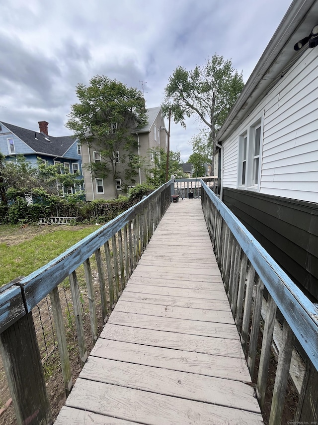 25 Bliss St, Hartford, CT 06114 - view of wooden terrace