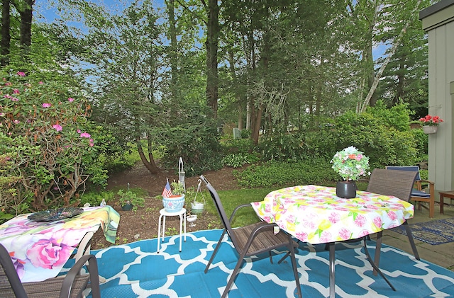 278 Heritage Vlg Unit B, Southbury, CT 06488 - view of patio with outdoor dining space