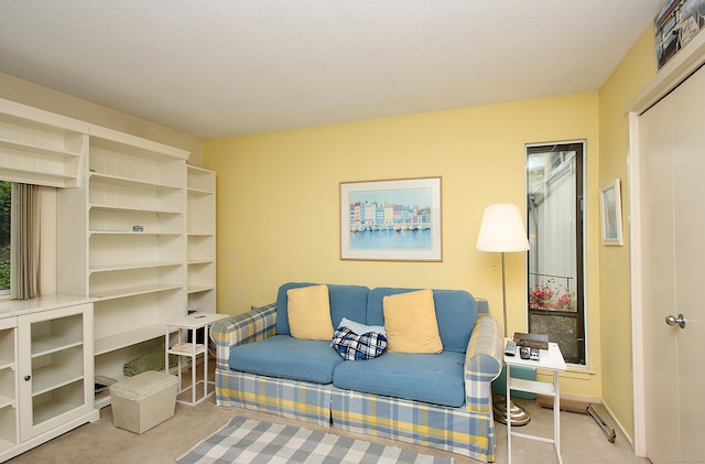 278 Heritage Vlg Unit B, Southbury, CT 06488 - living room featuring carpet