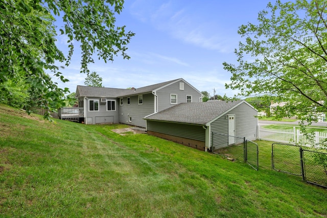 43 Worthington Rd, Glastonbury, CT 06033 - rear view of house featuring a gate and a shingled roof