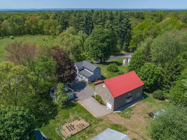 113 E Rd, East Windsor, CT 06016 - view of subject property featuring a heavily wooded area