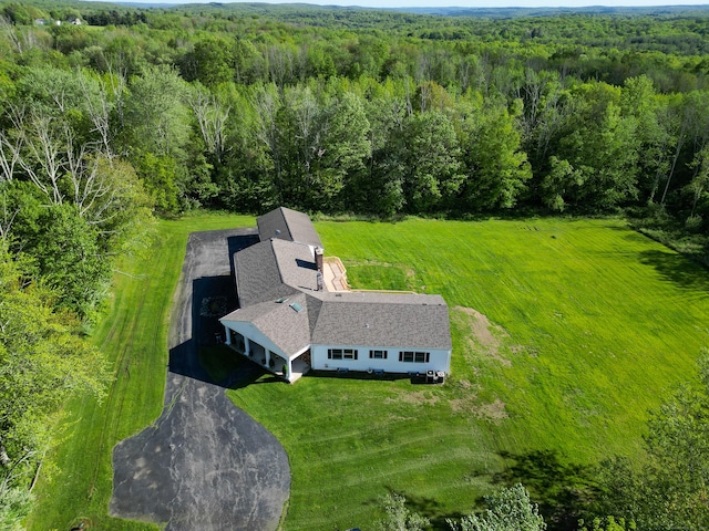 125 Woodchuck Ln, Harwinton, CT 06791 - view from above of property with a heavily wooded area