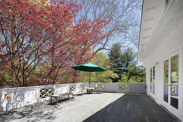 308 Main St, Salisbury, CT 06039 - view of wooden terrace
