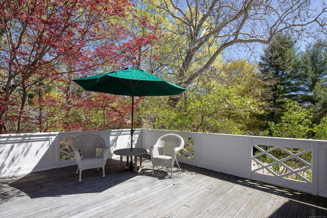 308 Main St, Salisbury, CT 06039 - view of wooden deck