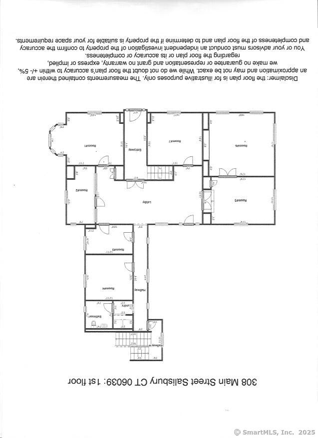 308 Main St, Salisbury, CT 06039 - room layout
