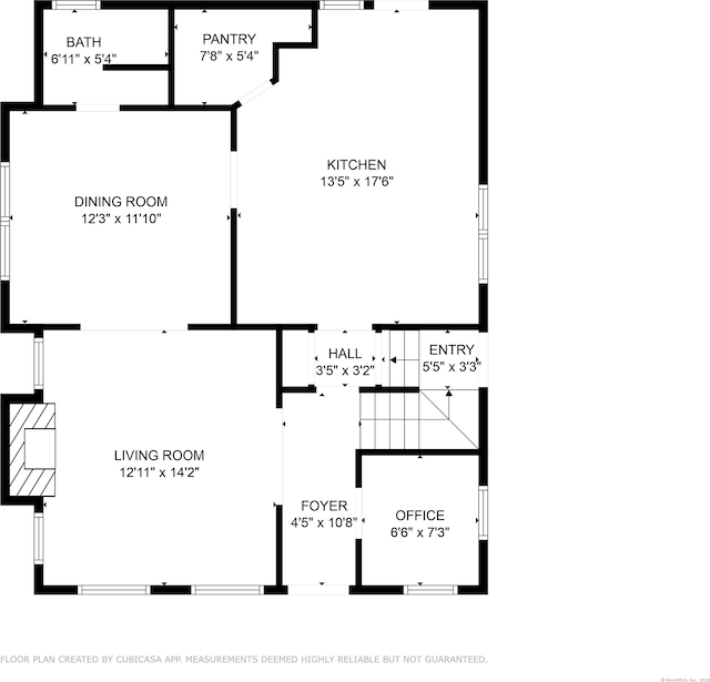 809 Burnside Ave, East Hartford, CT 06108 - floor plan / room layout