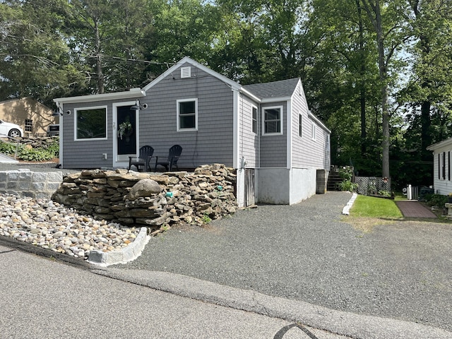 25 Mohawk Trl, East Hampton, CT 06424 - view of front of property with view of scattered trees