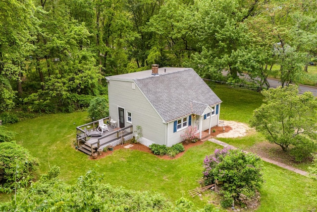 33 Hurlbut Rd, Tolland, CT 06084 - view of subject property featuring a forest