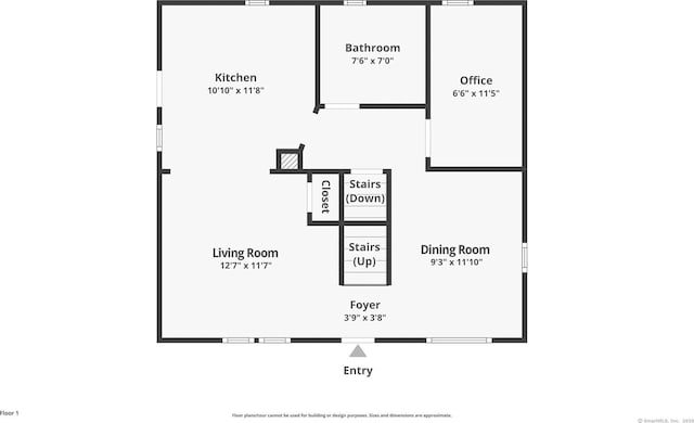 33 Hurlbut Rd, Tolland, CT 06084 - floor plan / room layout
