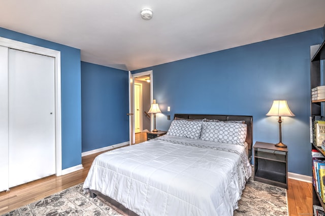 54 Mariot Cir, Wallingford, CT 06492 - bedroom with baseboards, wood finished floors, and a closet