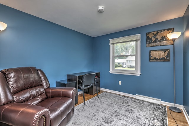 54 Mariot Cir, Wallingford, CT 06492 - sitting room featuring wood finished floors and baseboards