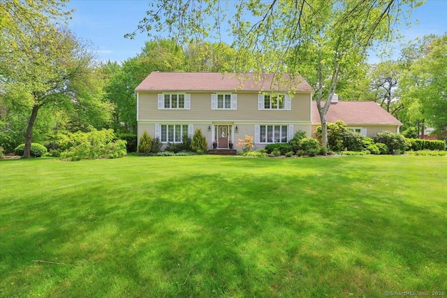 190 Bronson Dr, Middlebury, CT 06762 - colonial-style house featuring a front lawn