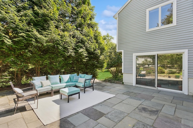 11 Valley Rd, Westport, CT 06880 - view of patio featuring an outdoor living space