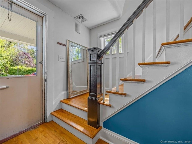 18 Geer Ave, Norwich, CT 06360 - staircase with wood finished floors