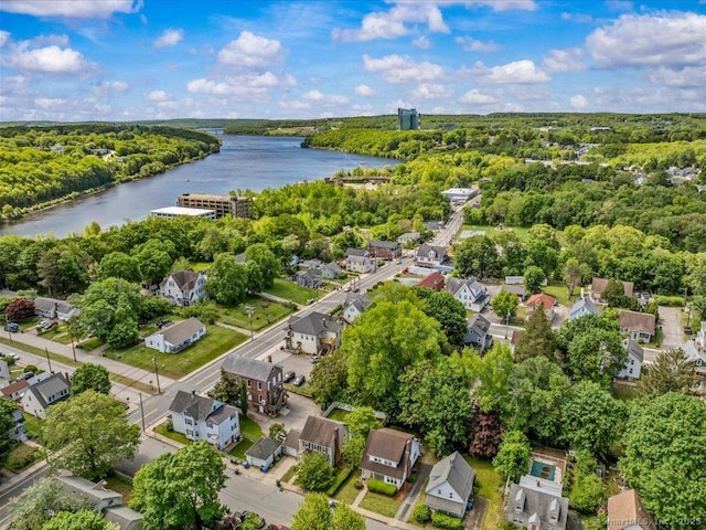 18 Geer Ave, Norwich, CT 06360 - aerial view of residential area featuring a large body of water