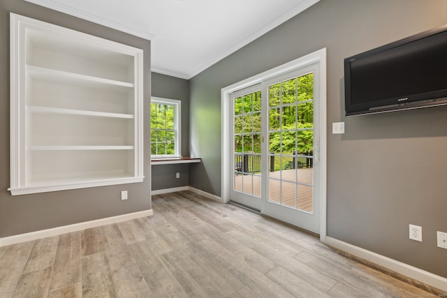 15 Ledge Rd, Southington, CT 06489 - empty room with crown molding, baseboards, and wood finished floors