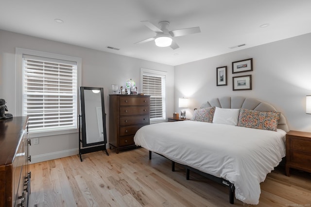 21 Summer Brook Way, Seymour, CT 06483 - bedroom featuring light wood finished floors, baseboards, and a ceiling fan