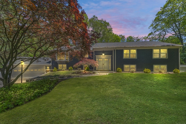 53 Pinnacle Rock Rd, Stamford, CT 06903 - bi-level home with a yard and a garage